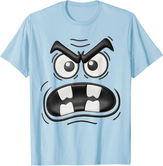 Creepy Carrots Face Halloween Funny Costume Kids Boys Women T-Shirt - T-Shirt | Light Blue