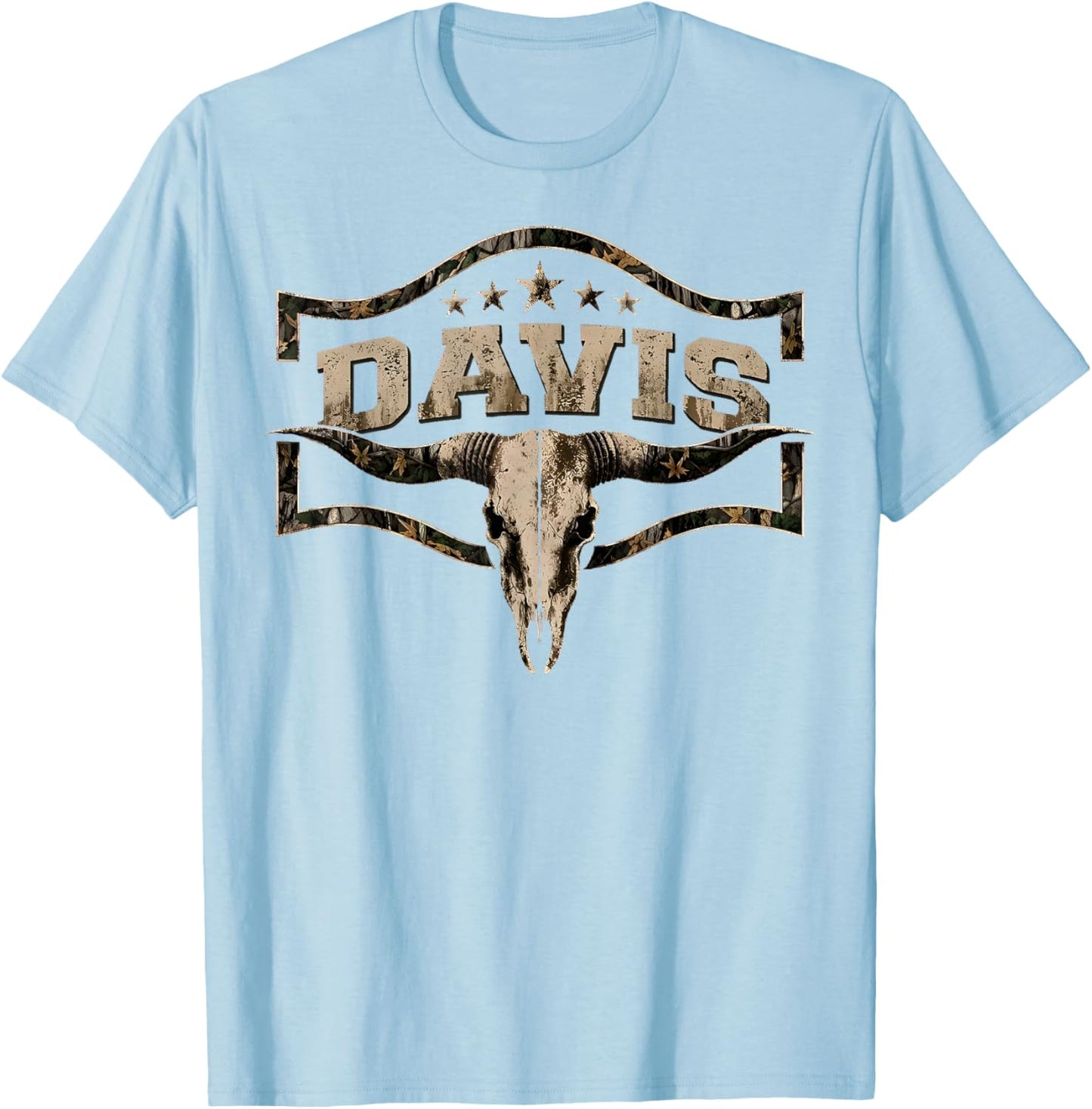 Retro Davis Vintage Classic Gift Women Kids T-Shirt - T-Shirt | Light Blue