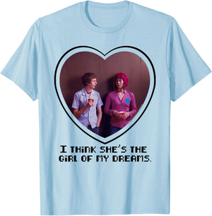 Scott Pilgrim Vs. The World Ramona Flowers Dream Girl T-Shirt - T-Shirt | Light Blue