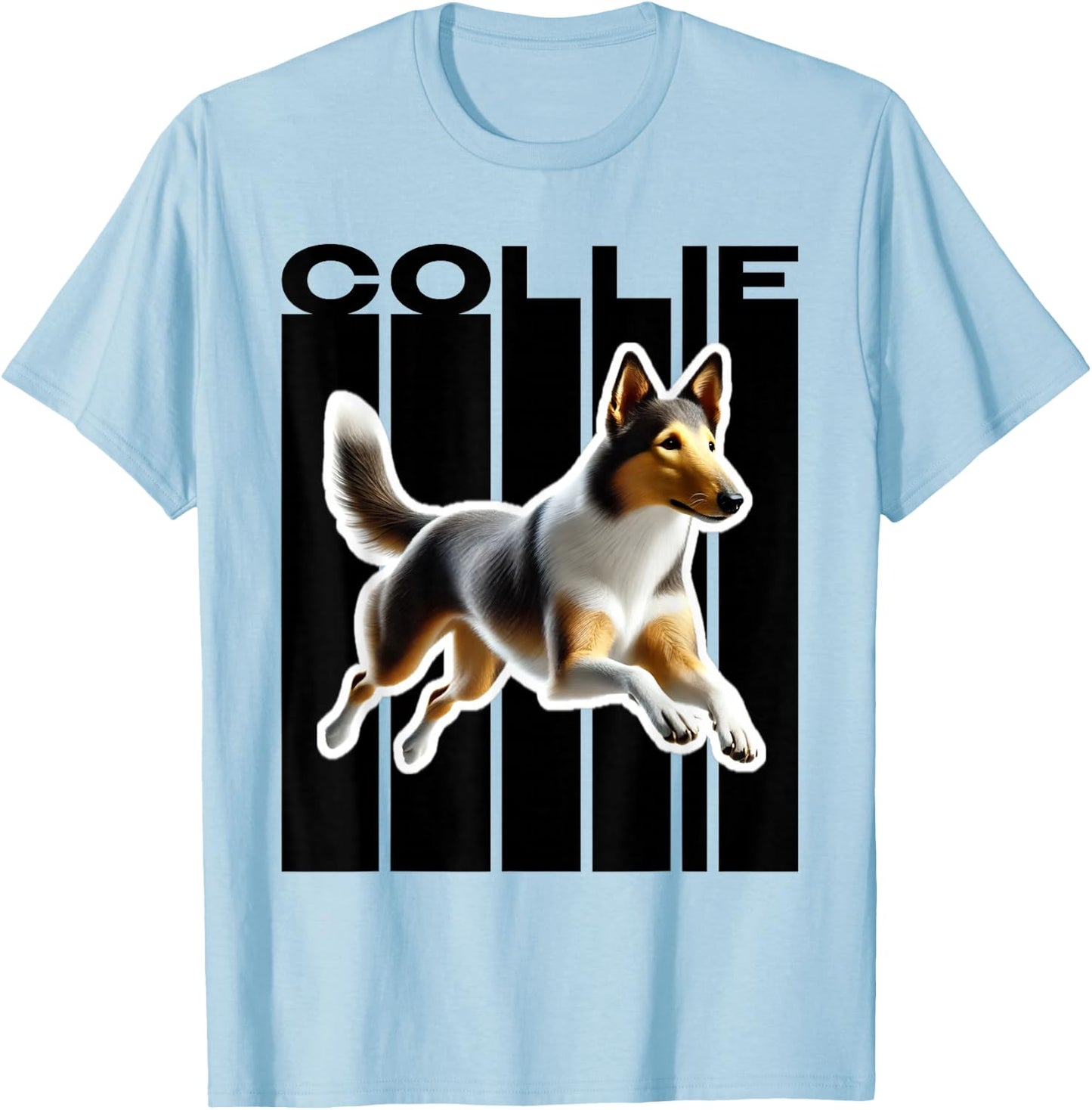 Smooth Collie Dog Lover T-Shirt - T-Shirt | Light Blue