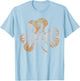 Irish Polish Eagle Shamrock Green St Patricks Day T-Shirt - T-Shirt | Light Blue