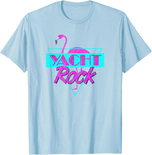 Yacht Rock Party Boat Drinking 80s Faded T-Shirt - T-Shirt | Light Blue