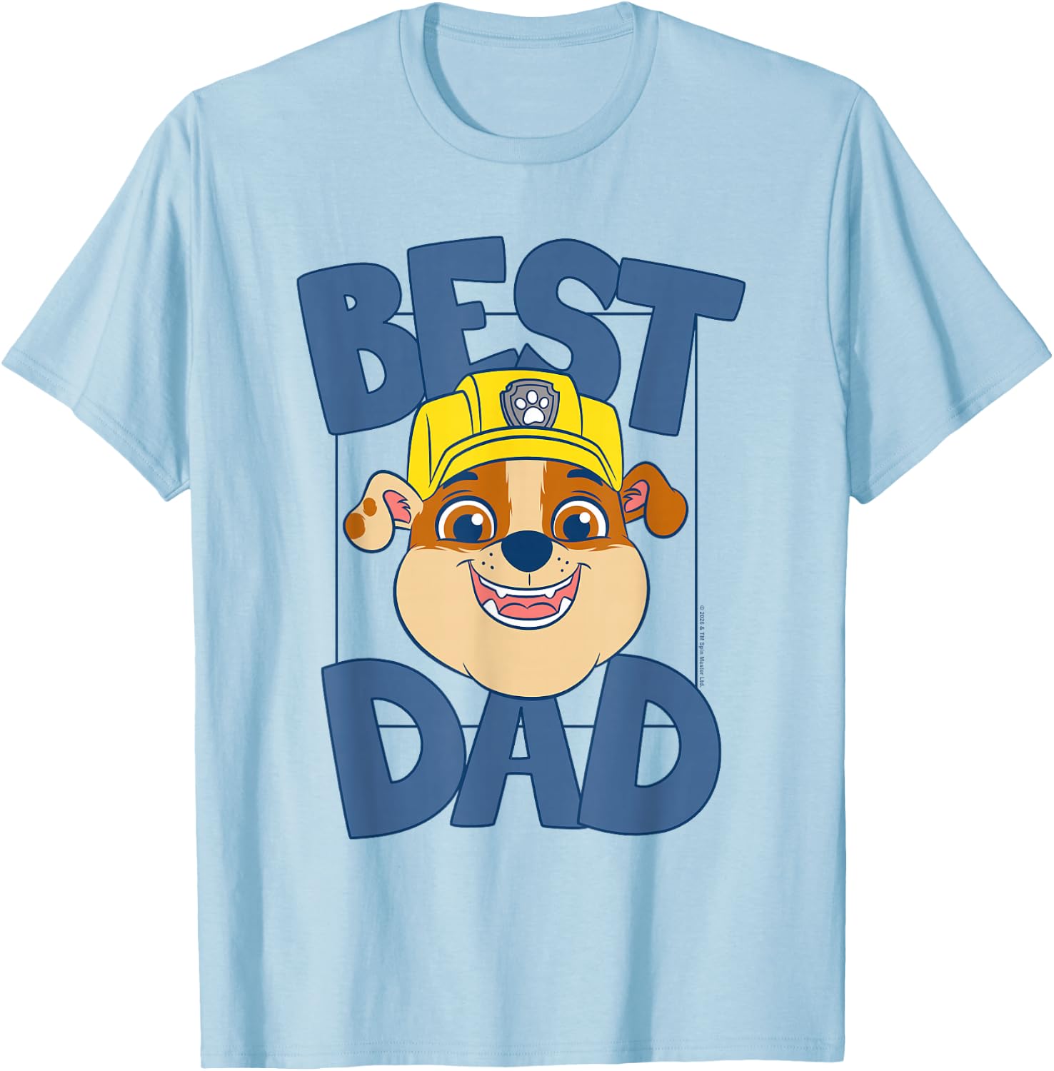 Paw Patrol Father's Day Best Dad T-Shirt - T-Shirt | Light Blue