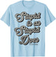 Forrest Gump Stupid Is As Stupid Does Vintage Text T-Shirt - T-Shirt | Light Blue