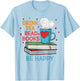Drink Tea Read Books Be Happy I Love Reading Bookworm Shirt T-Shirt - T-Shirt | Light Blue