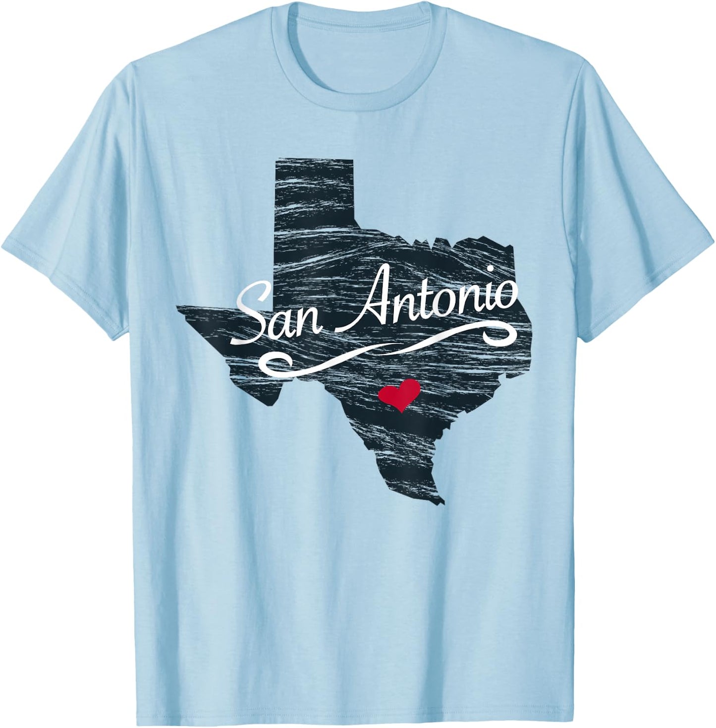 San Antonio Texas TX Gift Men's Women's Kid's Top T-Shirt - T-Shirt | Light Blue