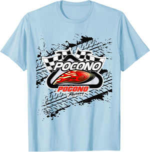 Pennsylvania Pocono Mountain Motorcycle race Men's T-Shirt - T-Shirt | Light Blue
