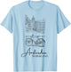 Elegant Amsterdam Netherlands Nederland Holland Souvenir T-Shirt - T-Shirt | Light Blue