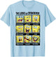 Spongebob SquarePants Multiple Looks & Emotions T-Shirt - T-Shirt | Light Blue