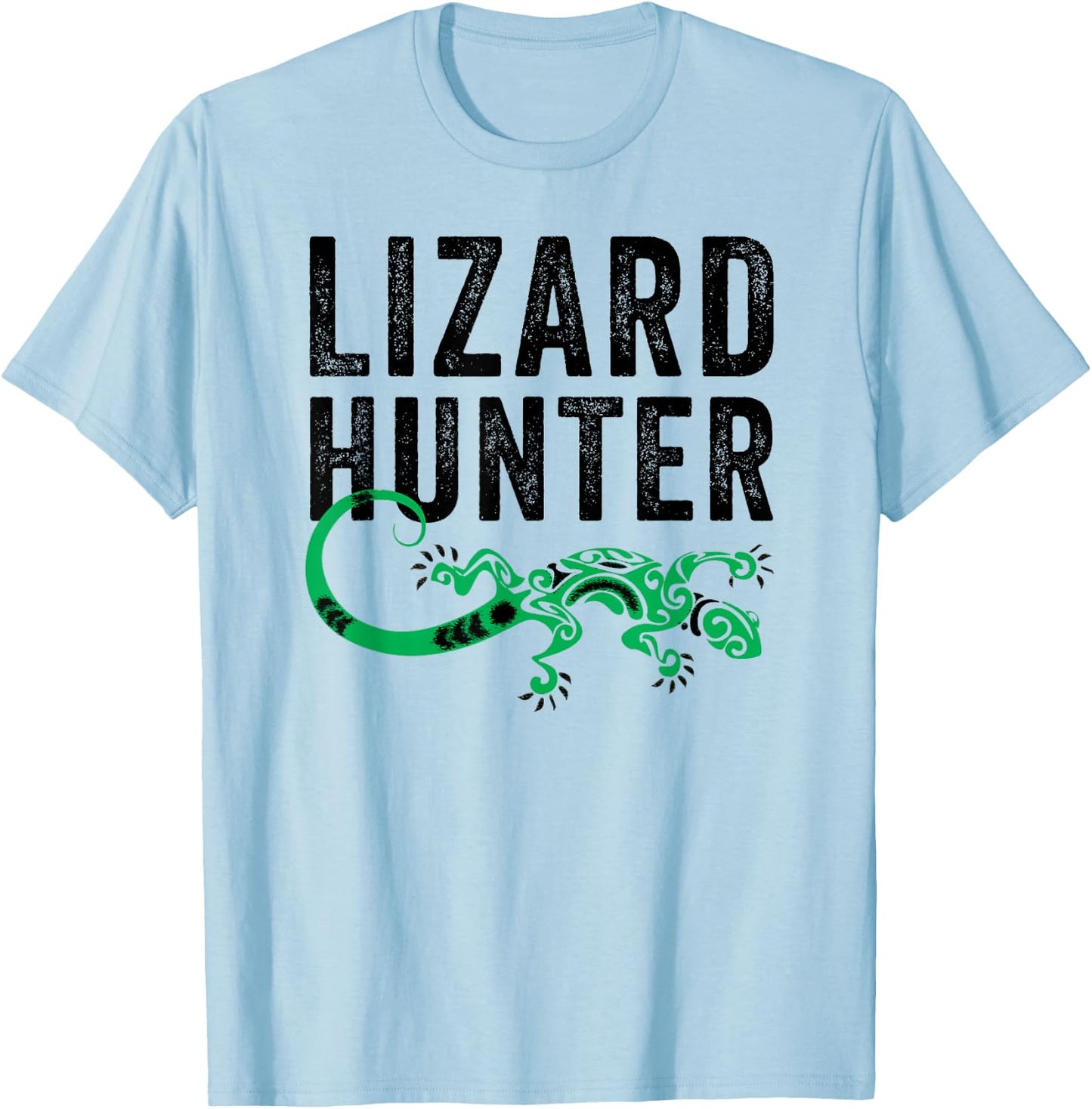 Lizard Hunter Funny Reptile Lovers Children's Gift T-Shirt - T-Shirt | Light Blue