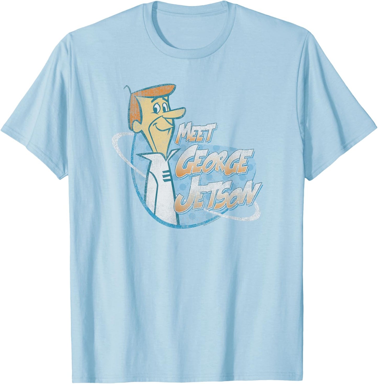 The Jetsons Meet George Jetson T-Shirt - T-Shirt | Light Blue