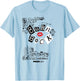 Mean Girls Burn Book with Doodles Y2K Movie T-Shirt - T-Shirt | Light Blue