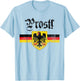 Prost! German Coat of Arms Oktoberfest T-Shirt - T-Shirt | Light Blue