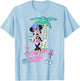 Disney - Minnie Mouse Unicorn Beach Vibes T-Shirt - T-Shirt | Light Blue