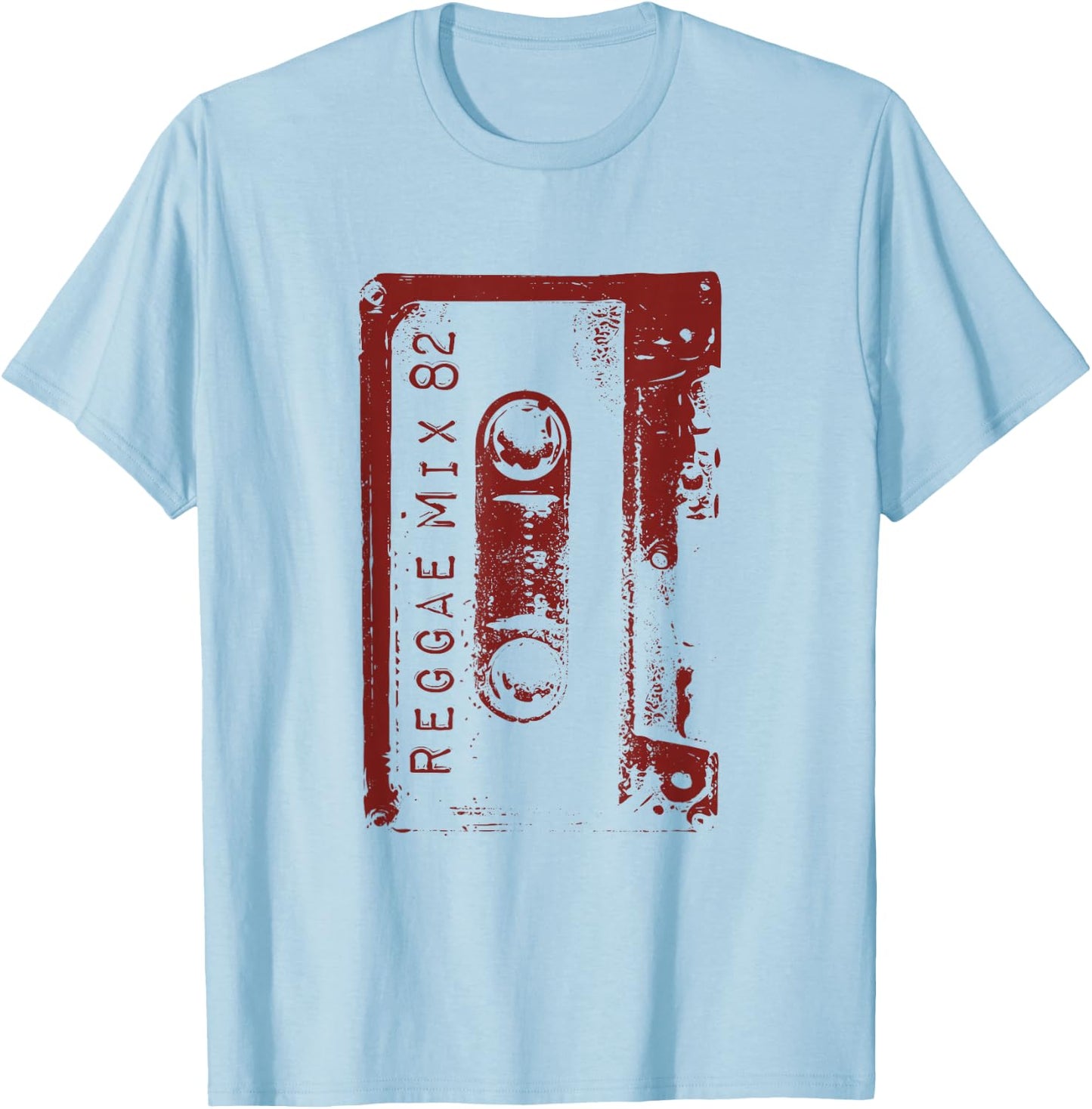 Reggae Retro 70s 80s Mixtape Jamaican Vintage Concert T-Shirt - T-Shirt | Light Blue