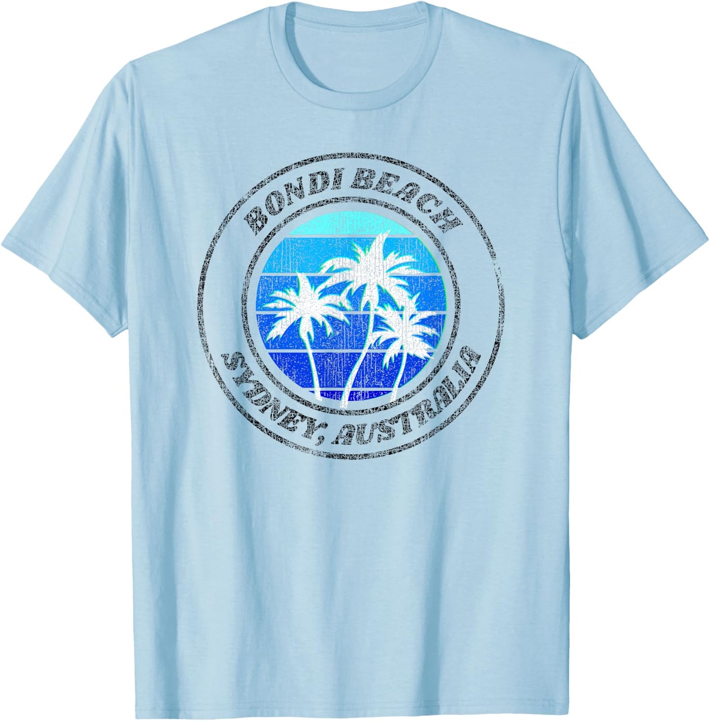 Bondi Beach Sydney Australia Souvenir T-Shirt - T-Shirt | Light Blue