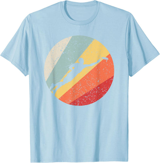 Vintage Ultimate Frisbee Shirt Gift Frisbee Players T-Shirt - T-Shirt | Light Blue