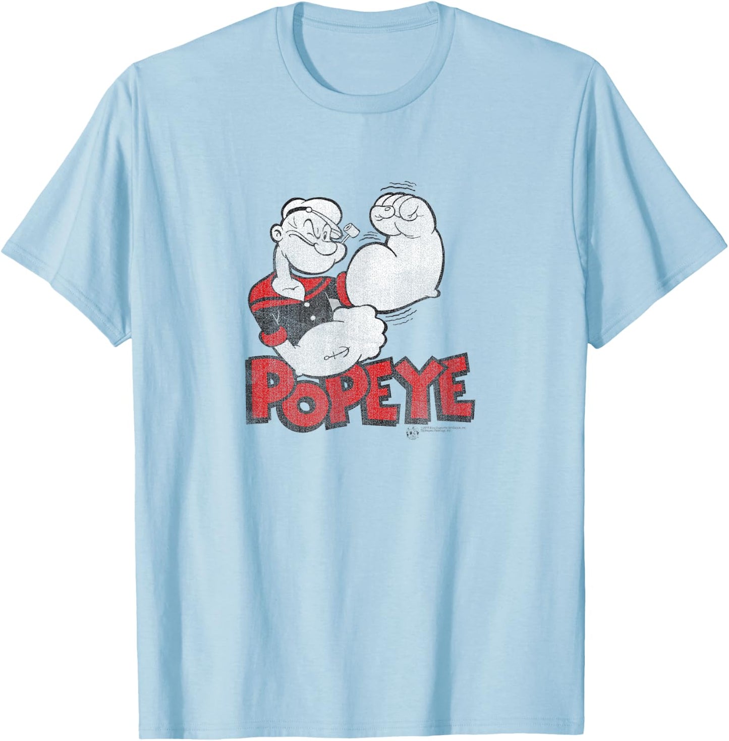 Popeye #36747 T-Shirt - T-Shirt | Light Blue
