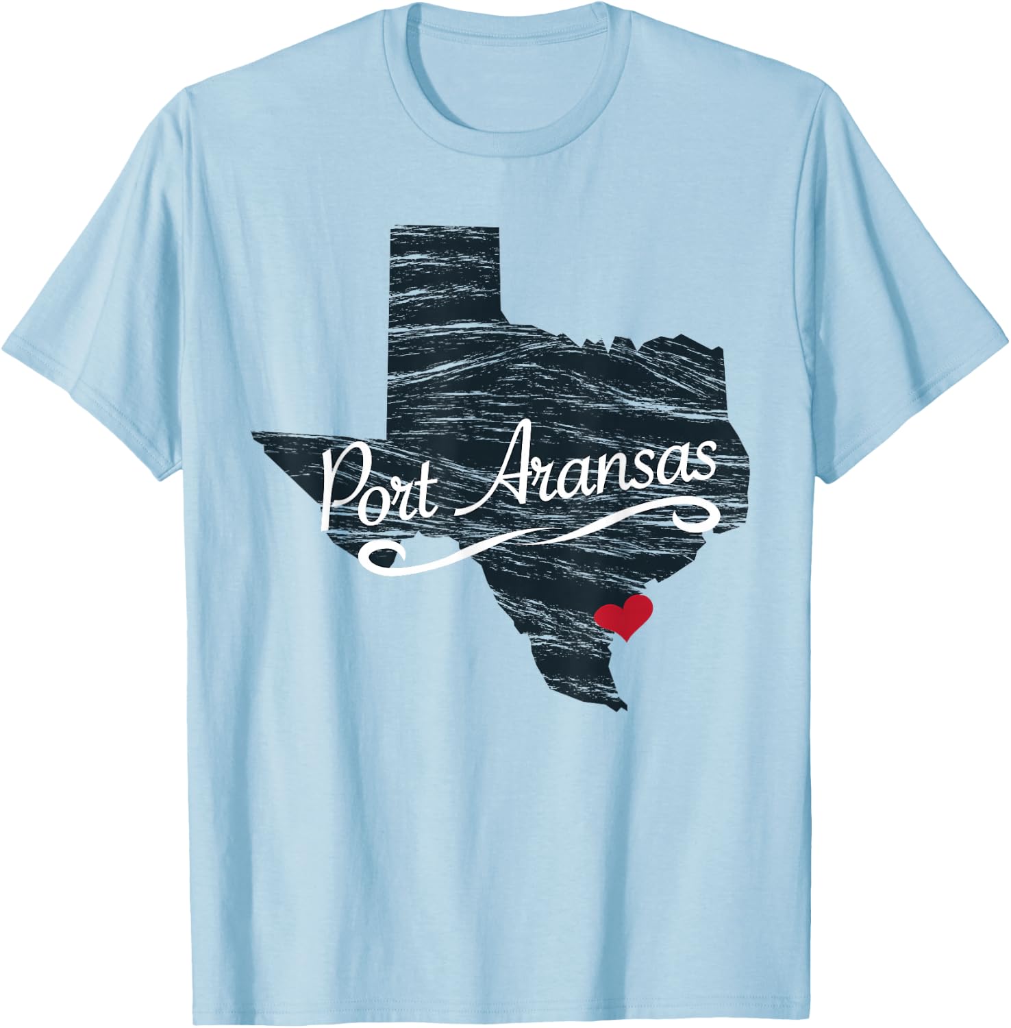 Port Aransas Texas TX Gift - Men's Women's Kid's T-Shirt - T-Shirt | Light Blue