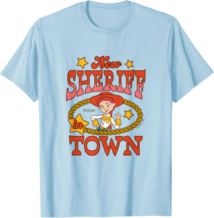 Toy Story 5 - Jessie New Sheriff in Town T-Shirt - T-Shirt | Light Blue