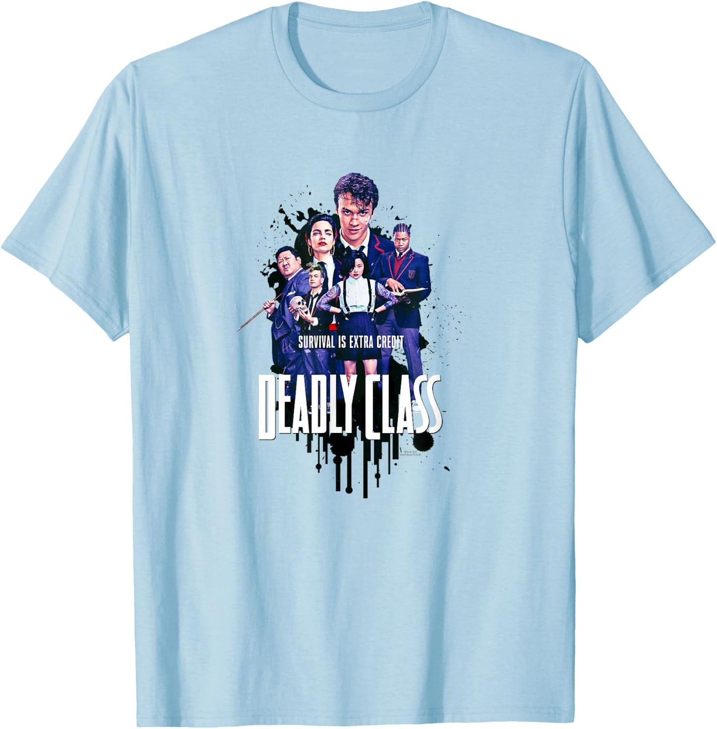 Deadly Class Survival is Extra Credit T-Shirt - T-Shirt | Light Blue
