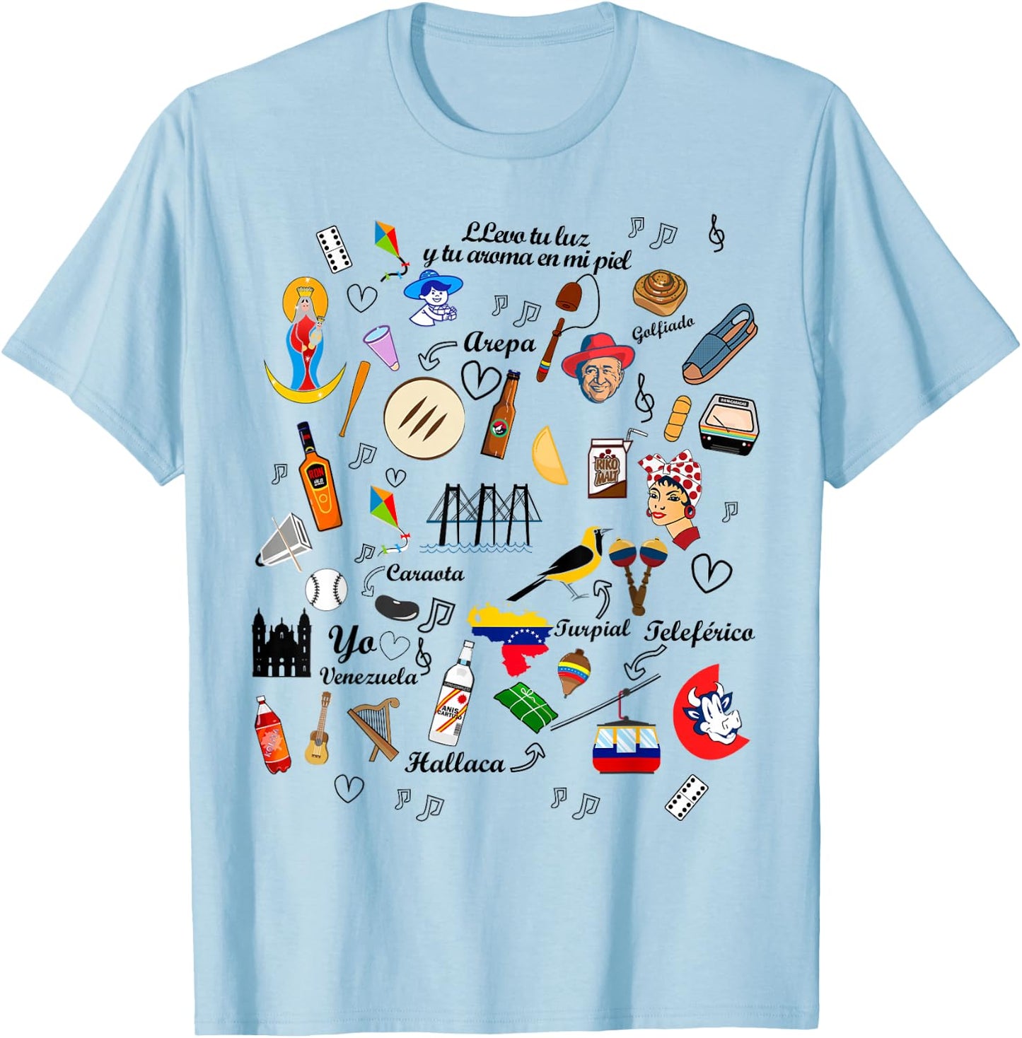 I Am a Proud Venezuelan T-Shirt - T-Shirt | Light Blue