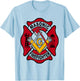 Masonic Firefighter T-Shirt - T-Shirt | Light Blue