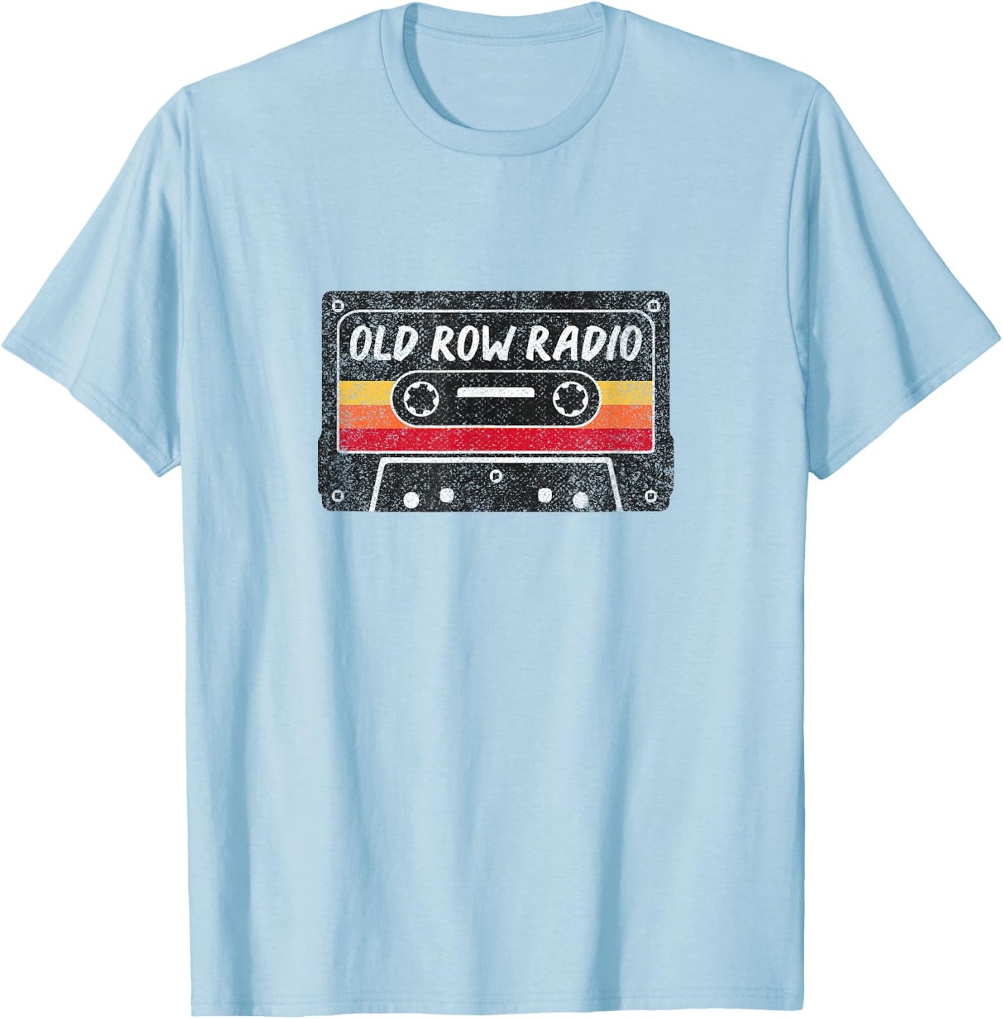 Old Row Radio Cassette T-Shirt - T-Shirt | Light Blue