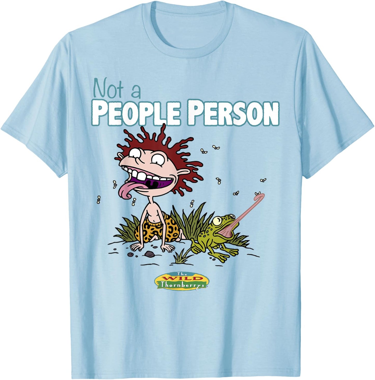 The Wild Thornberrys Donnie Not A People Person Portrait T-Shirt - T-Shirt | Light Blue