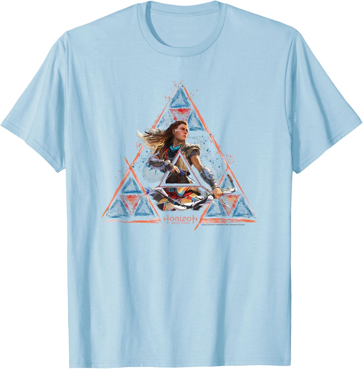 Horizon Zero Dawn Aloy Triangle T-Shirt - T-Shirt | Light Blue