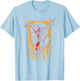 Marvel Spider-Man Day Spidey Drip Line Art Poster T-Shirt - T-Shirt | Light Blue