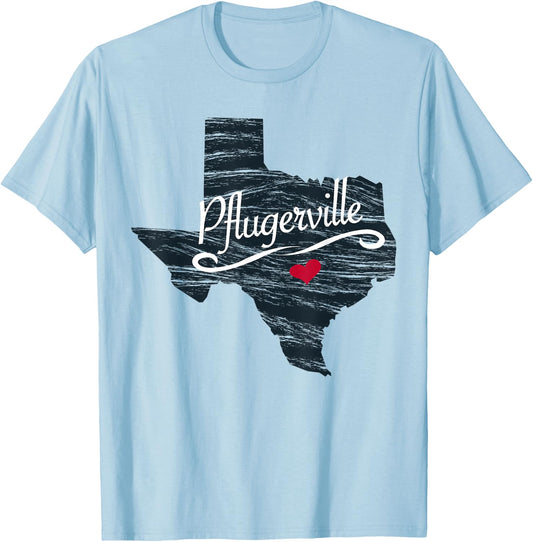 Pflugerville Texas TX Gift - Men's Women's Kid's T-Shirt - T-Shirt | Light Blue