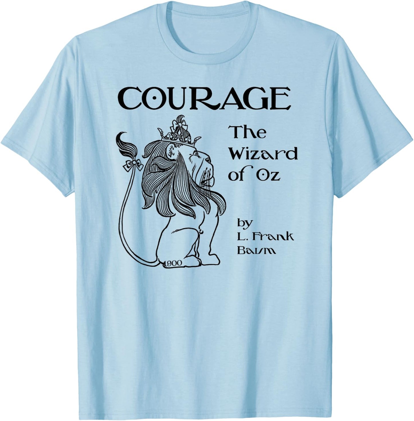 Oz Lion Courage Halloween Wizard of OZ Cowardly Lion Shirt T-Shirt - T-Shirt | Light Blue