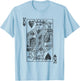 King of Hearts Playing Card Costume Poker Distressed T-Shirt - T-Shirt | Light Blue