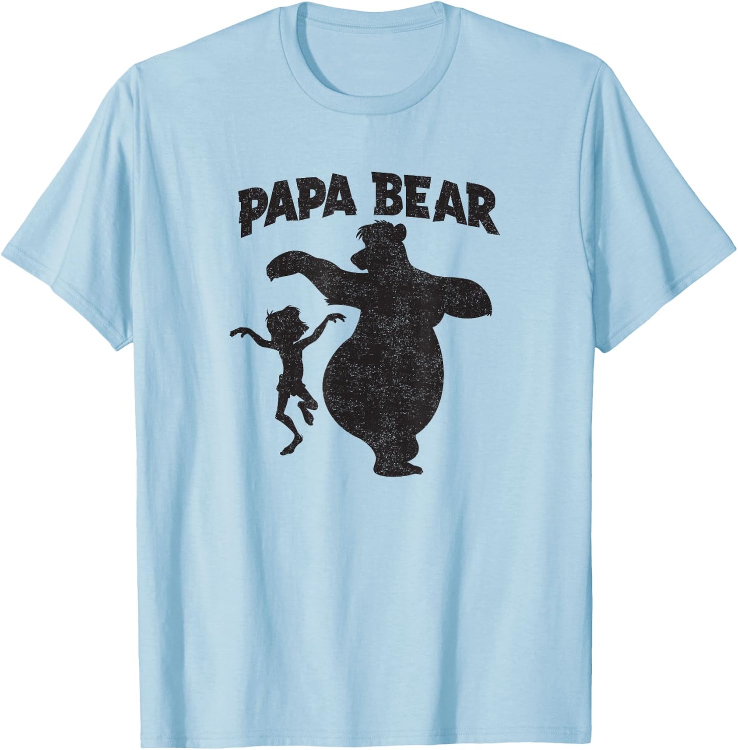 Disney Jungle Book Papa Bear Father's Day T-Shirt - T-Shirt | Light Blue