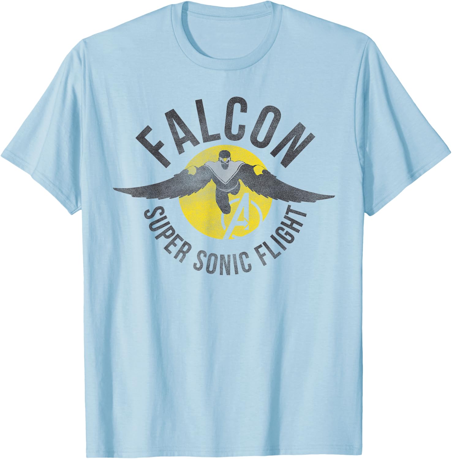 Marvel Assemble Falcon Super Sonic Flight Graphic T-Shirt - T-Shirt | Light Blue
