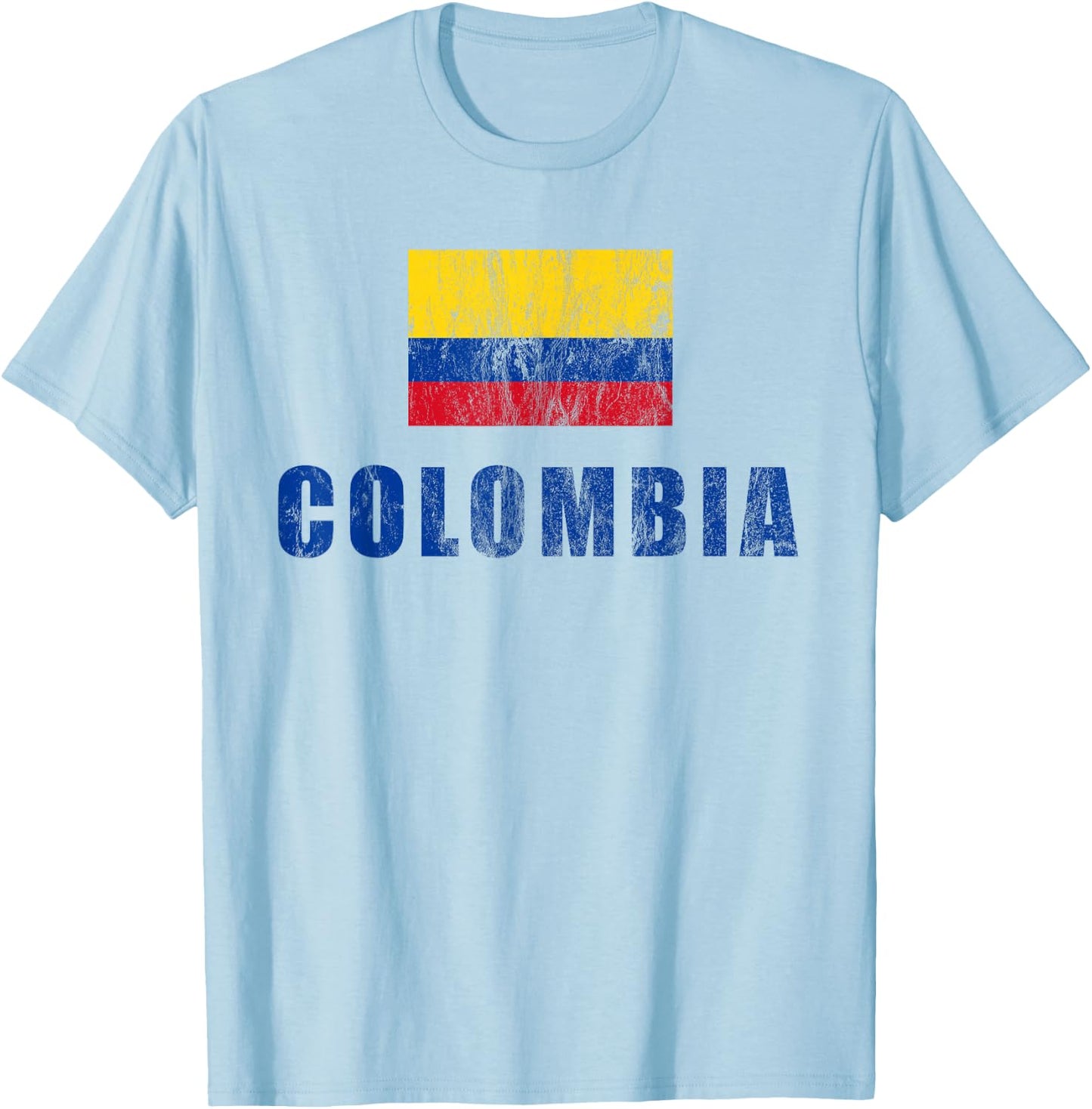 Colombia Design Columbian Clothing Outfit T-Shirt - T-Shirt | Light Blue