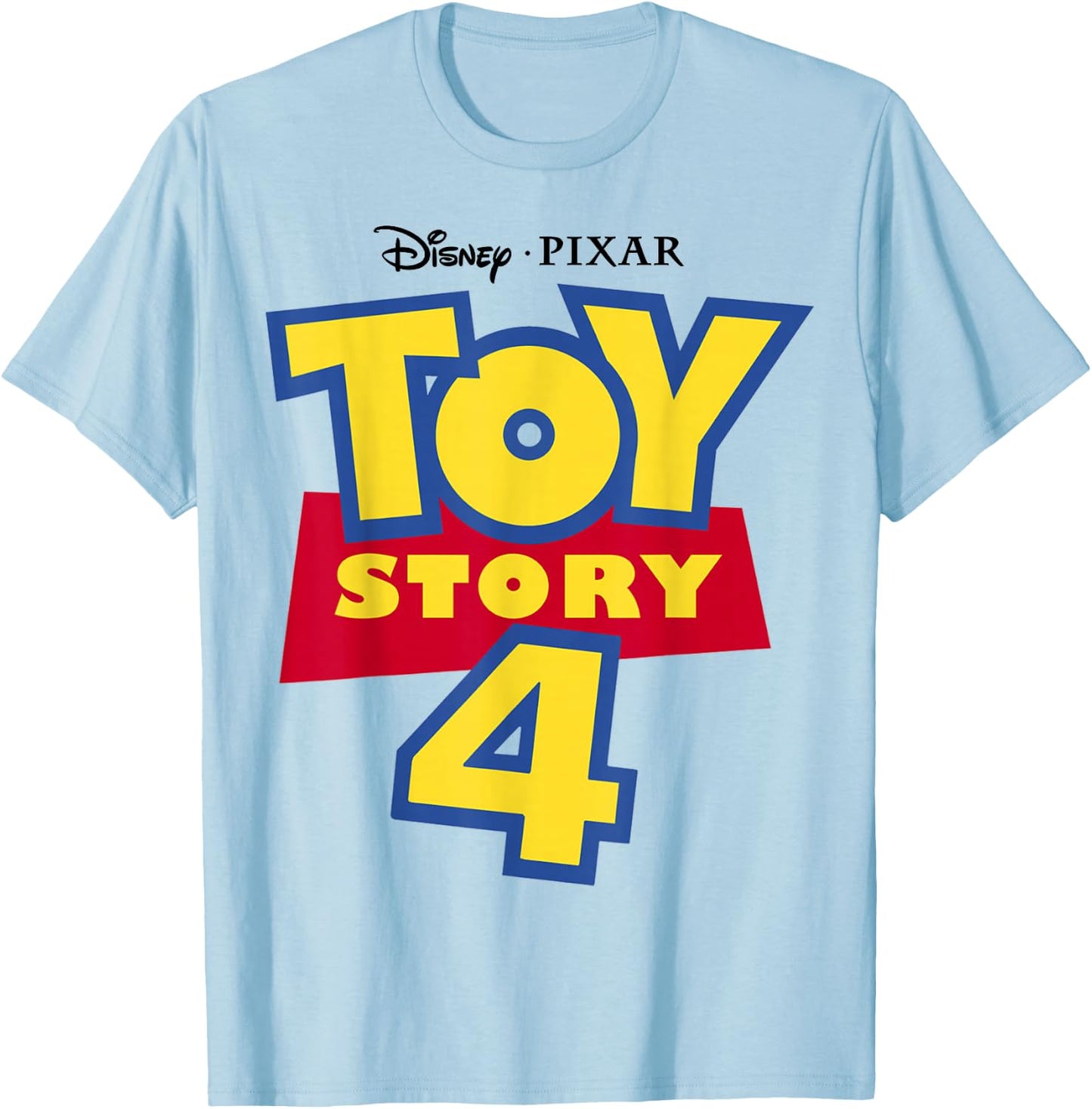 Disney Pixar Toy Story 4 Movie Logo C1 T-Shirt - T-Shirt | Light Blue