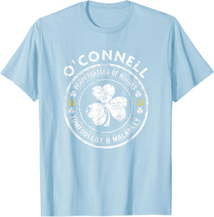 O'Connell Irish Family Name T-Shirt - T-Shirt | Light Blue