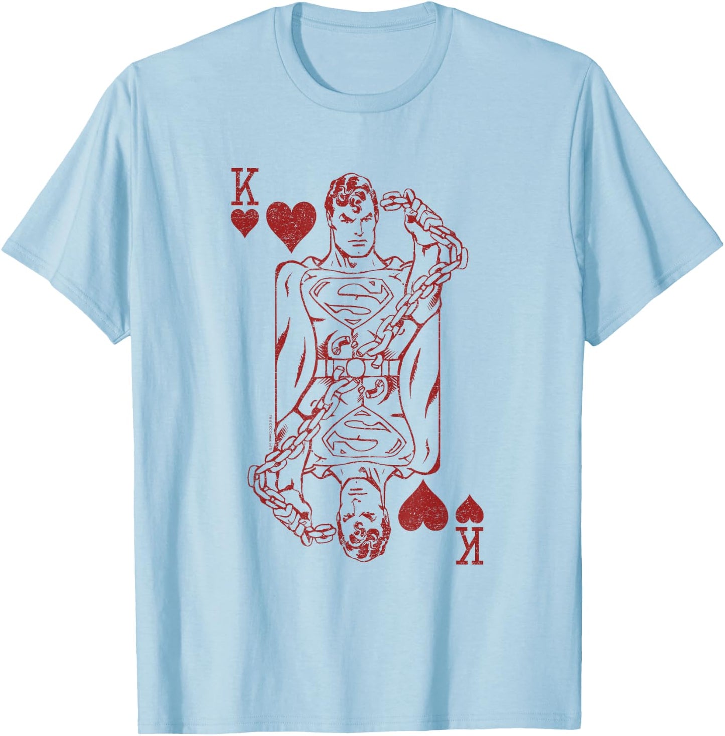 Superman Super Card T-Shirt - T-Shirt | Light Blue