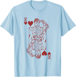 Superman Super Card T-Shirt - T-Shirt | Light Blue