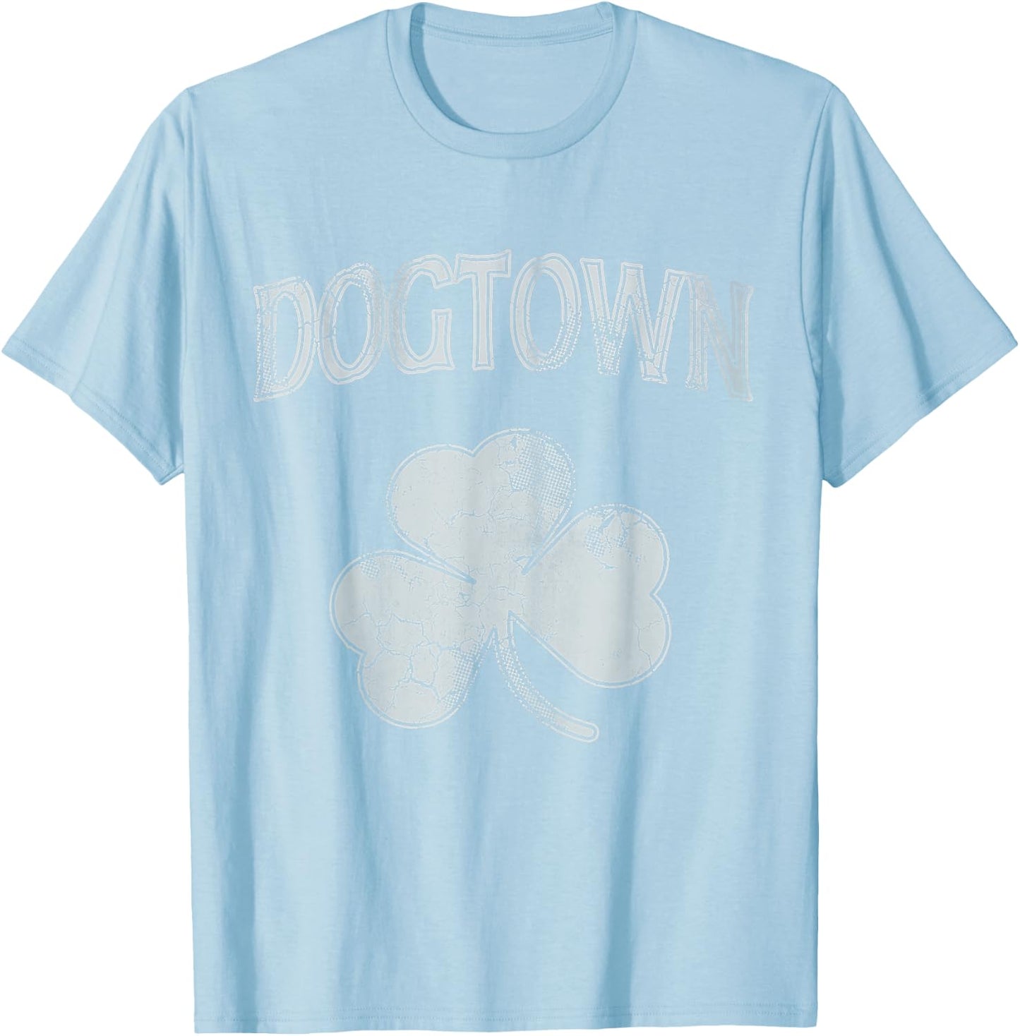 Dogtown Missouri Irish Shamrock St Patricks Day T-Shirt - T-Shirt | Light Blue