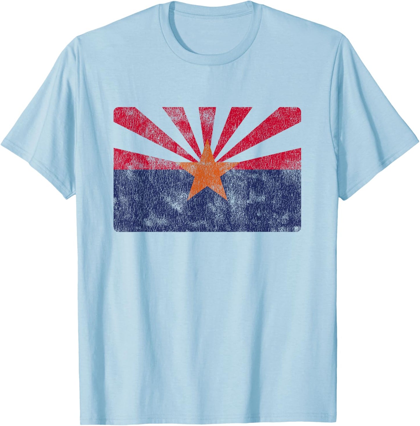 Retro Arizona Flag of AZ Souvenir T-Shirt - T-Shirt | Light Blue