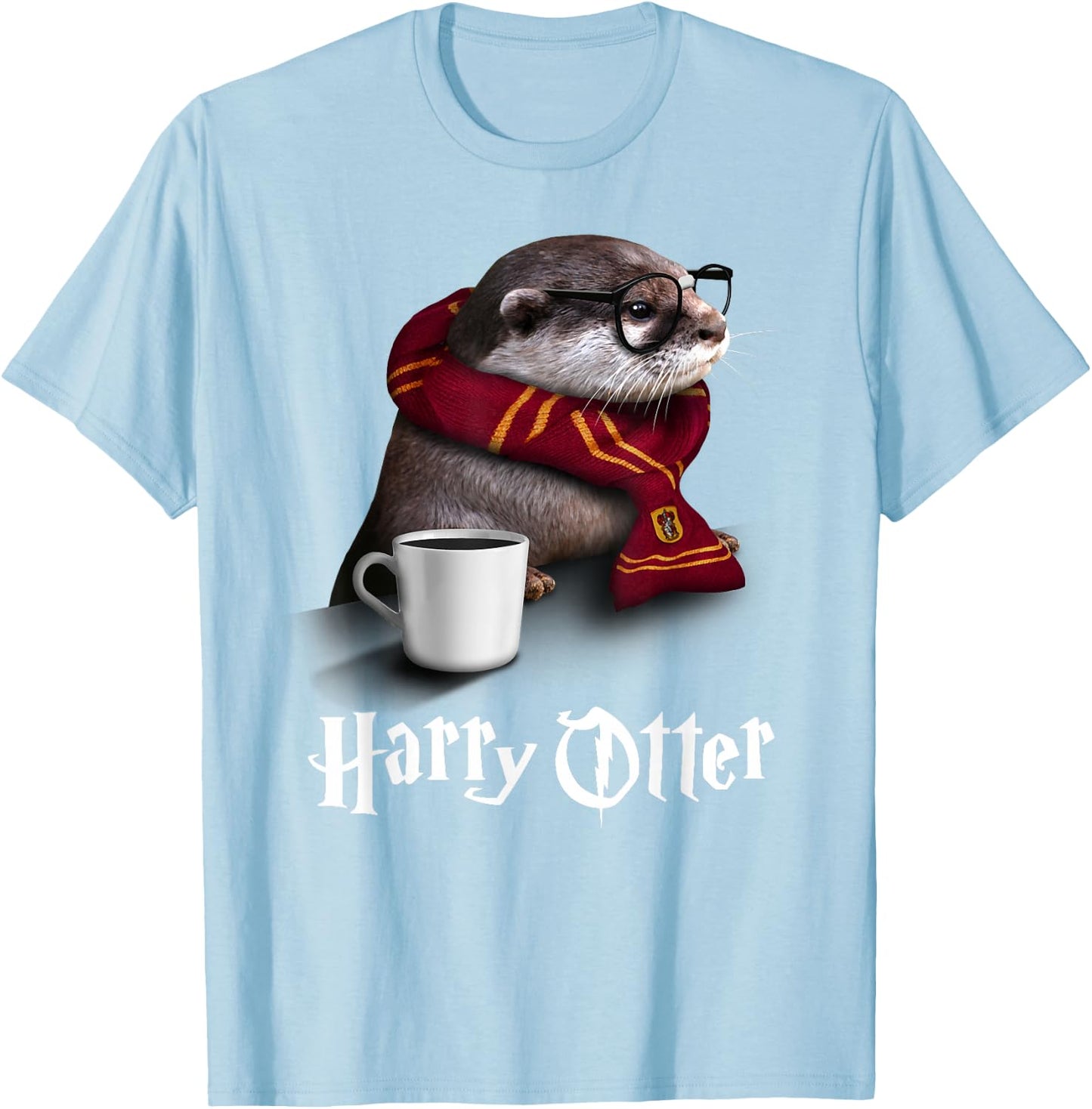 Harry Otter for Otter Lovers T-Shirt - T-Shirt | Light Blue