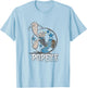 Popeye Stars #36503 T-Shirt - T-Shirt | Light Blue