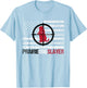 American Flag Prairie Dog Hunting Prairie Dog Slayer T-Shirt - T-Shirt | Light Blue