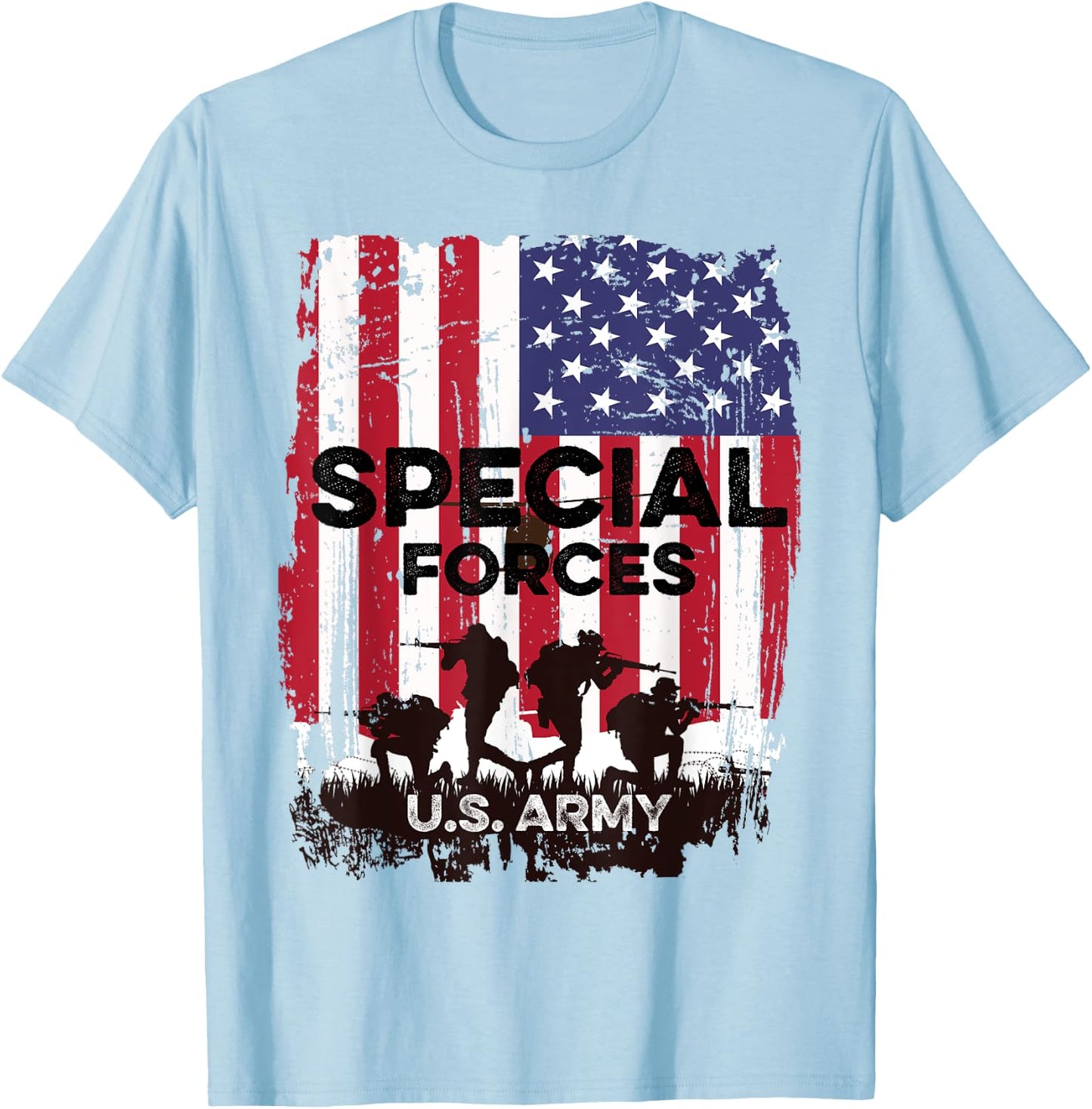 U.S. Army special forces T-Shirt - T-Shirt | Light Blue
