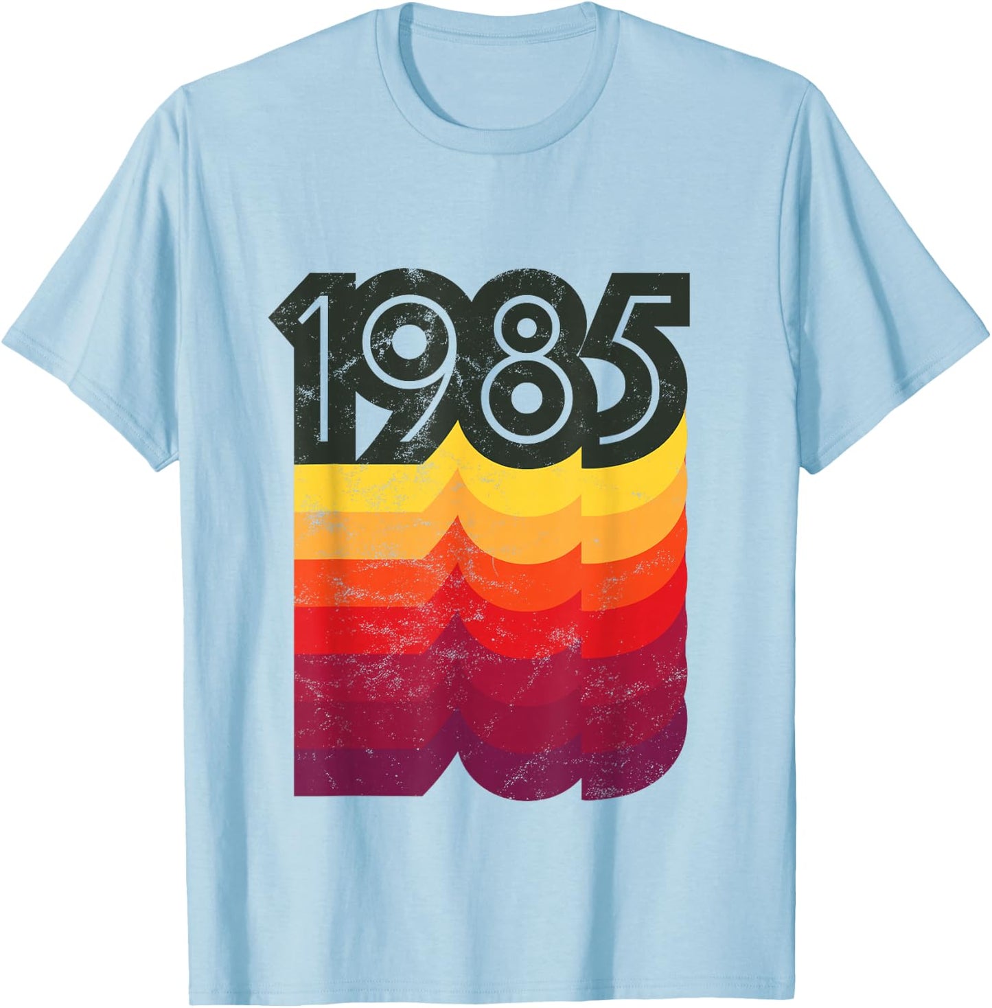 Birthday 80s Style Retro 1985 T-Shirt - T-Shirt | Light Blue