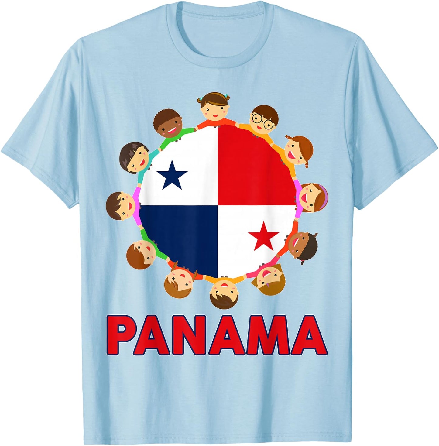 Toddler Panama Flag Kids Panamanian Hispanic Heritage Month T-Shirt - T-Shirt | Light Blue