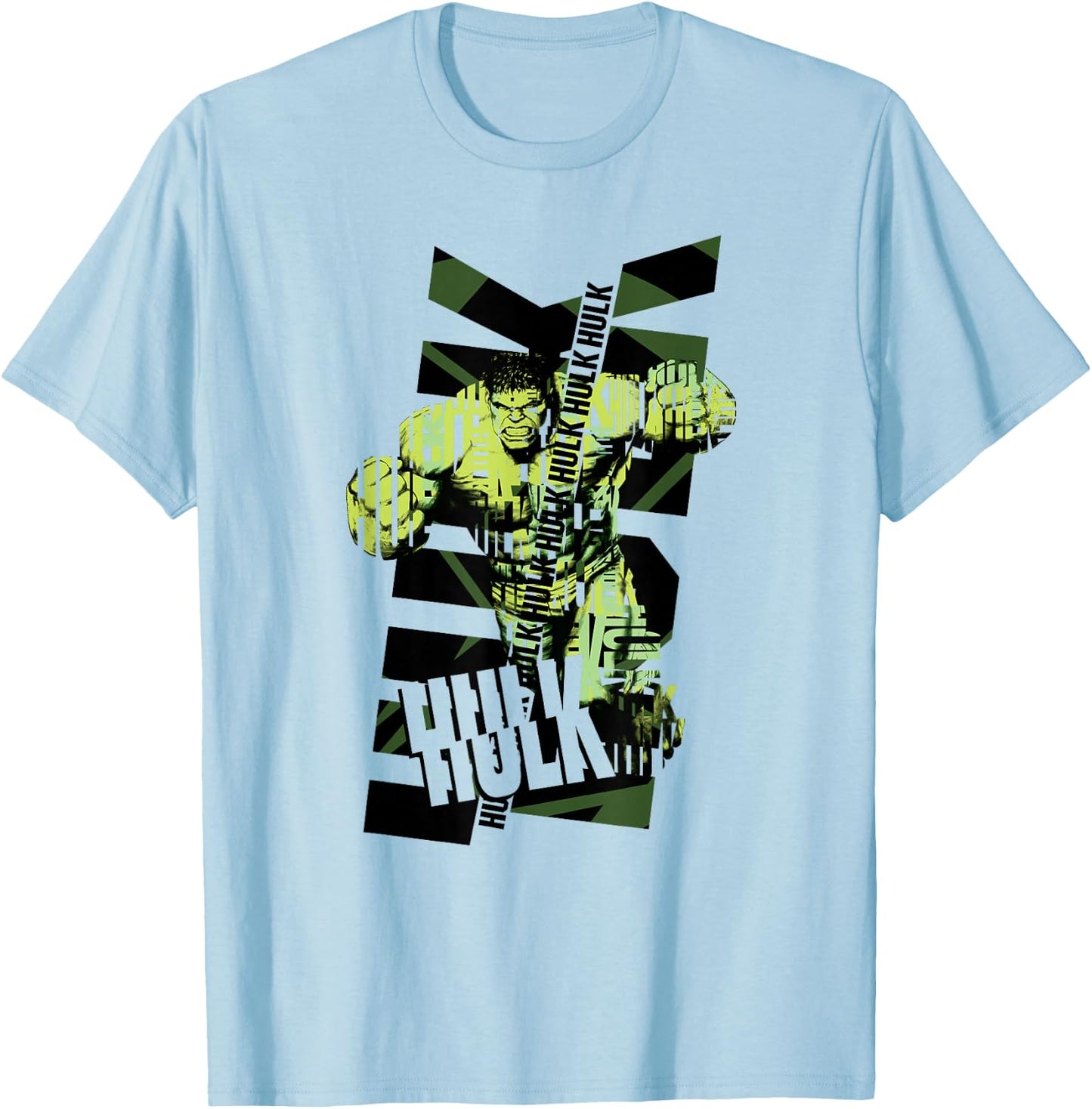 Marvel The Incredible Hulk Lettering T-Shirt - T-Shirt | Light Blue